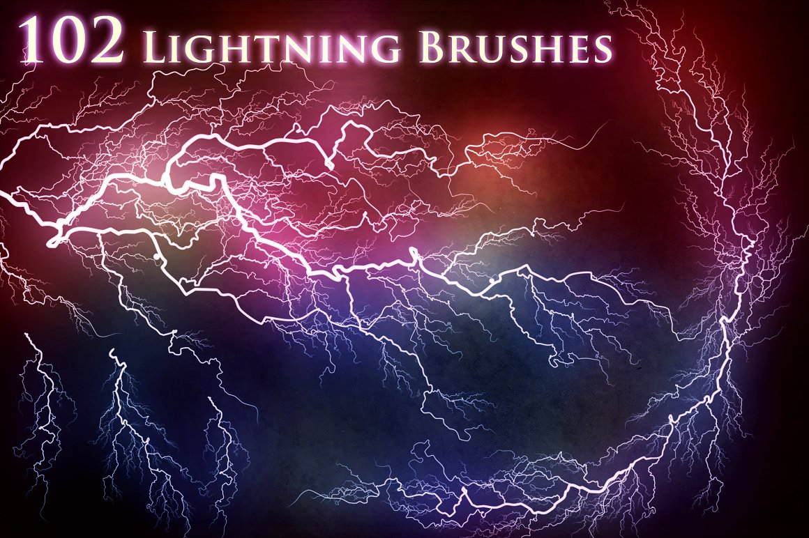 102 Lightning Procreate Brushes