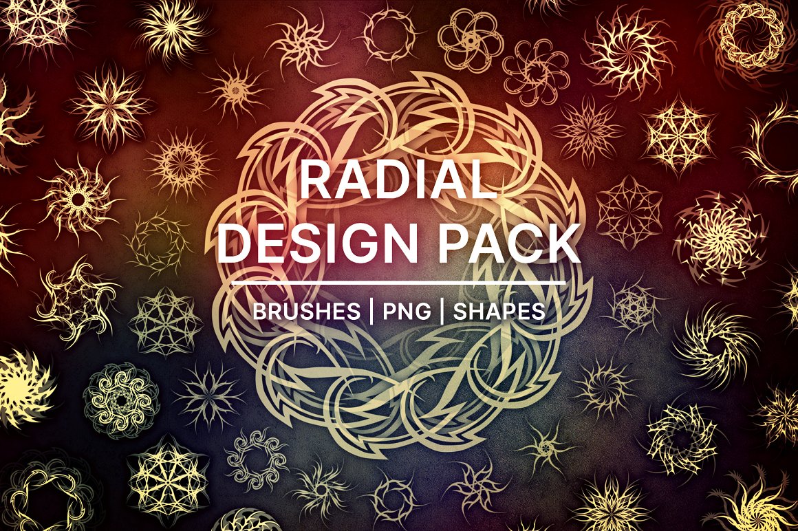 130 Radial Designs Brushes