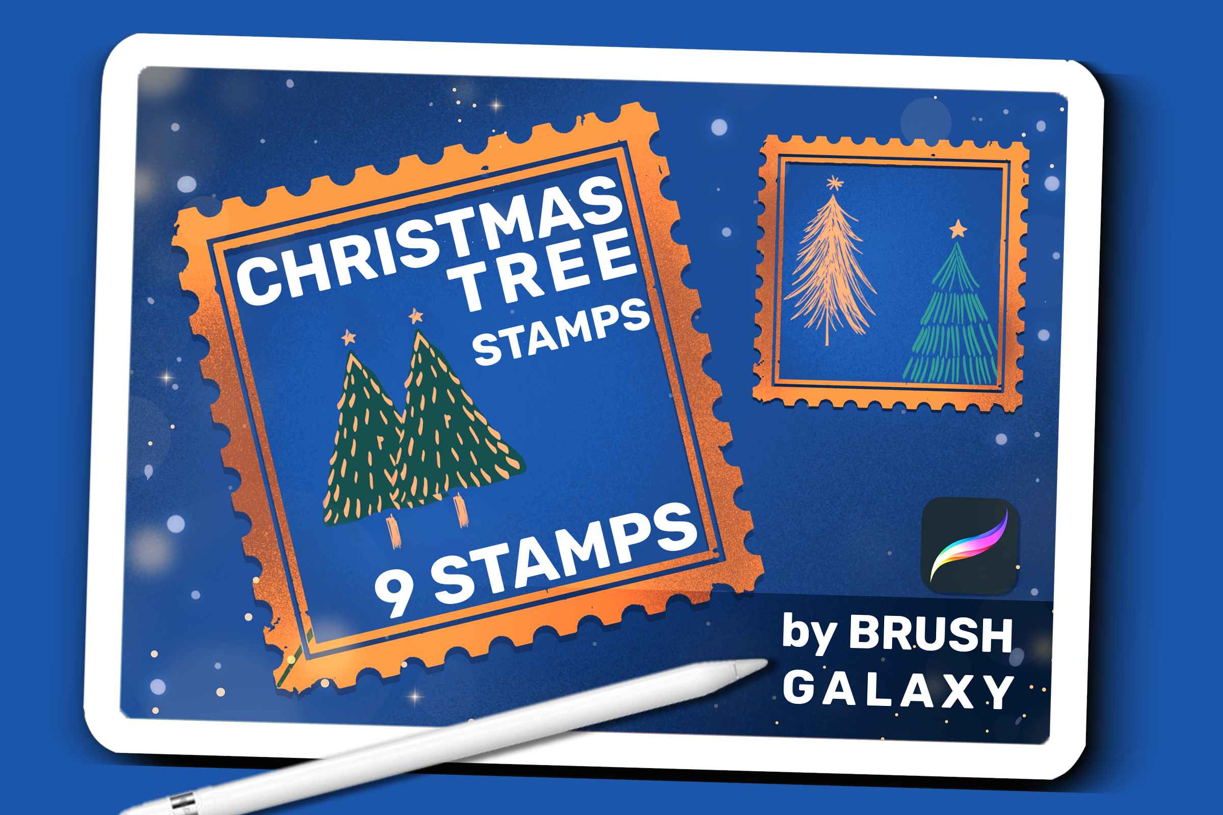 Christmas Tree Brush Pack Vol 2