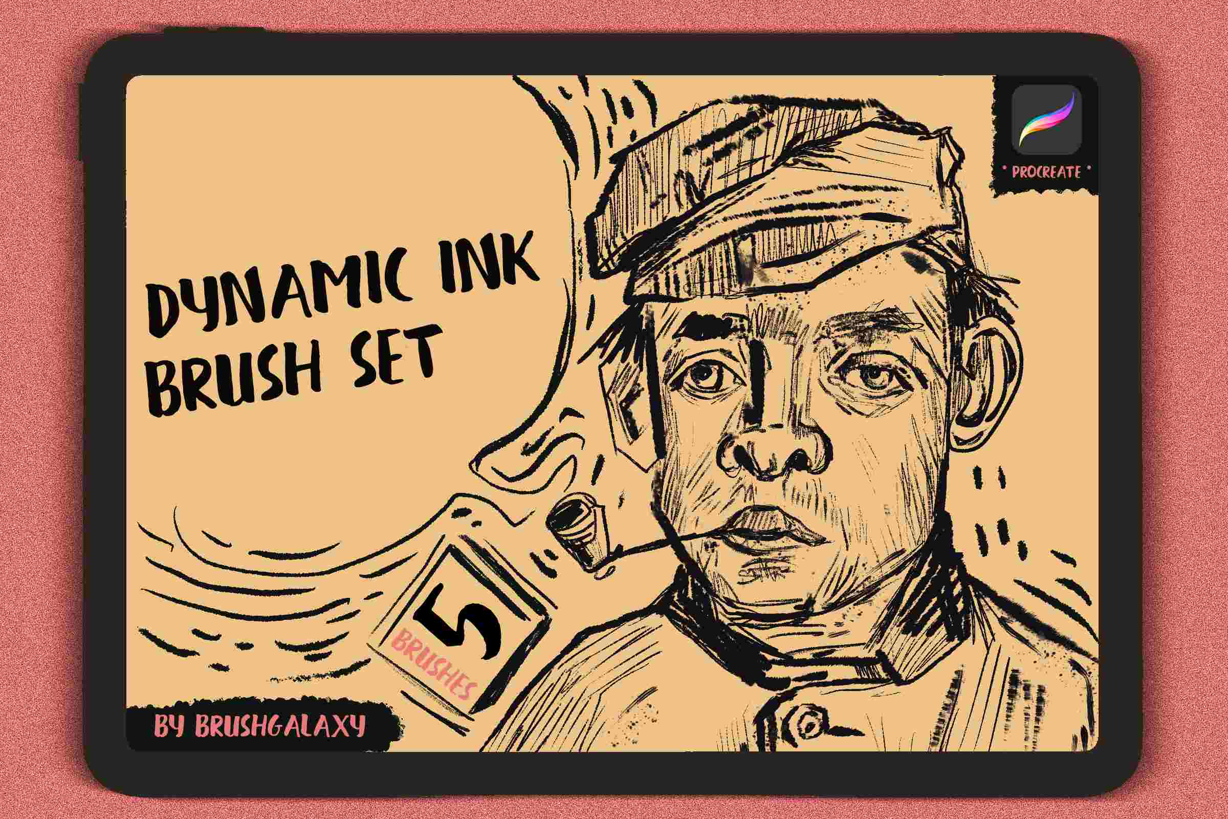 Dynamic Ink  Brush Set