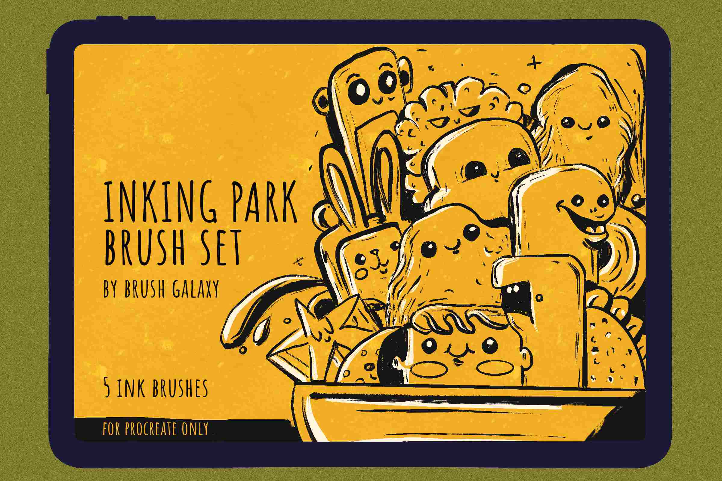 Inking Park Brush Set