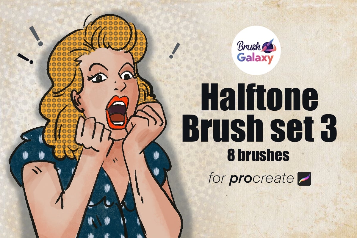 Halftone Brush Set Vol 3