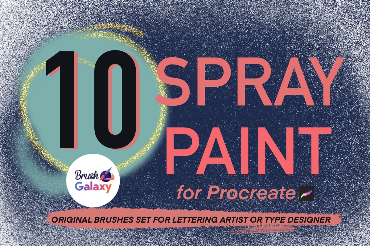 Spray Paint Brush Set Vol 2