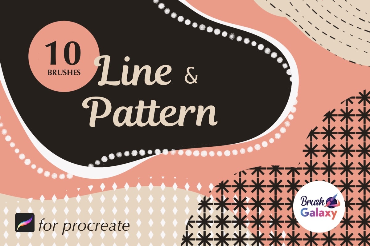 Line & Pattern Brush Set Vol 2