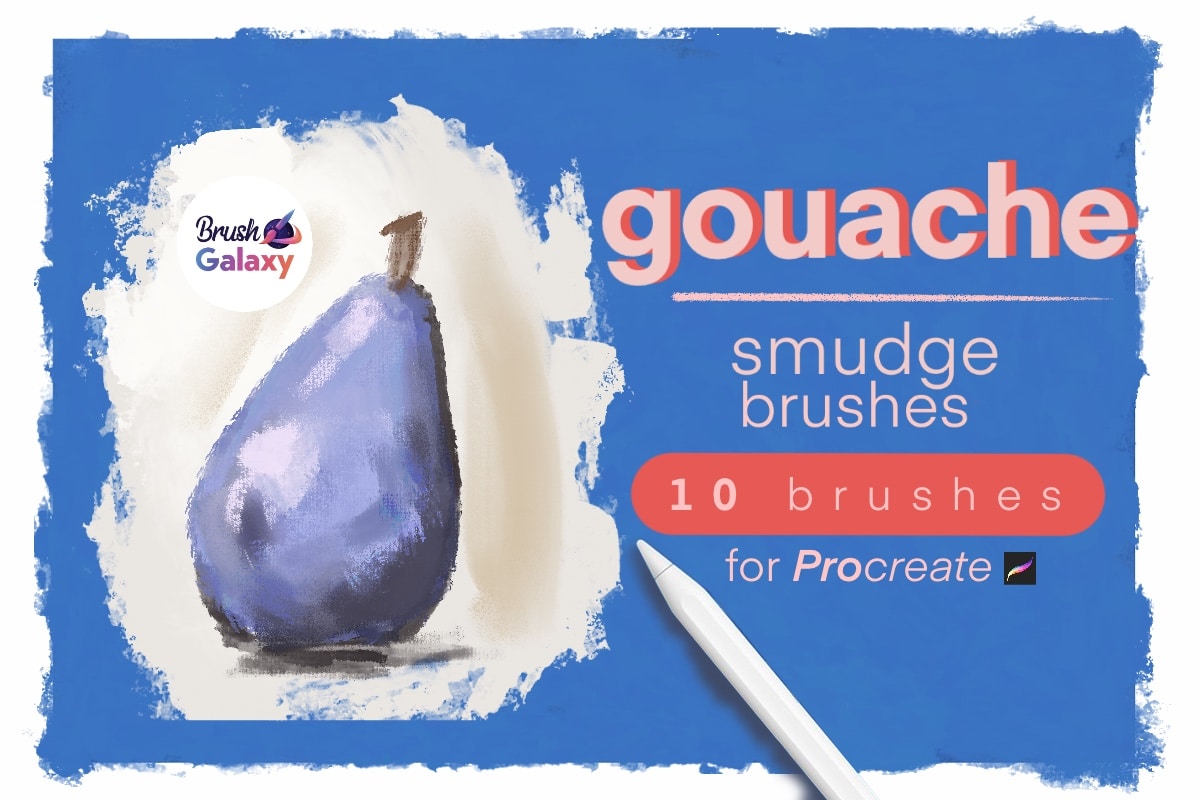 Gouache Smudge Brush Set