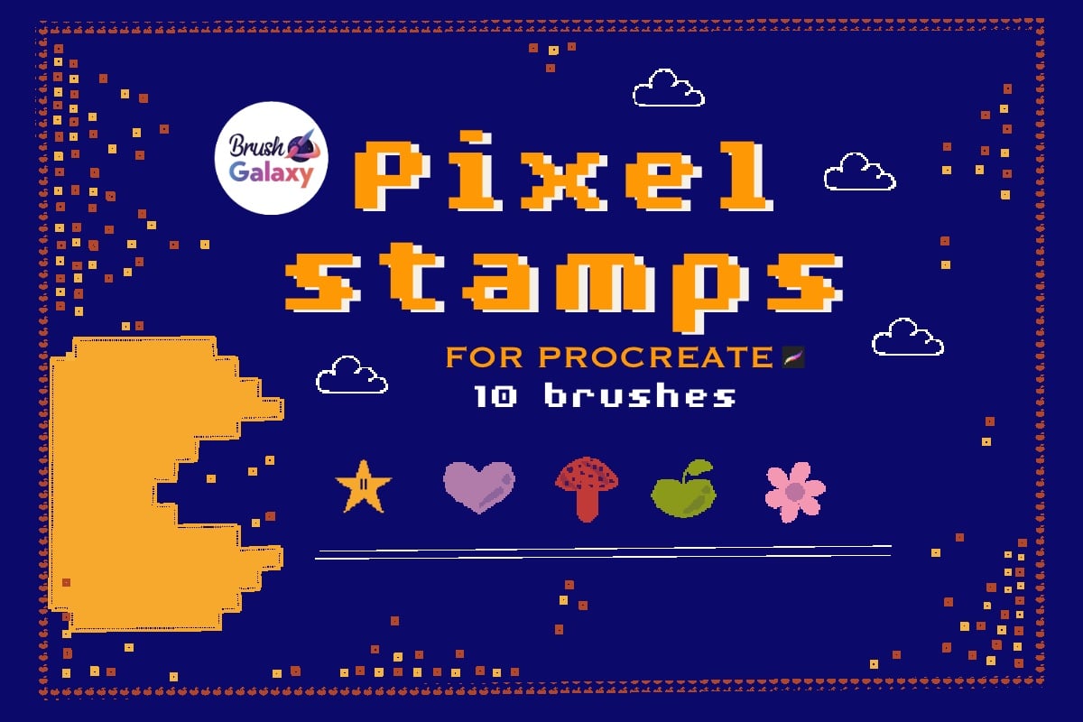 Pixel Stamp Set