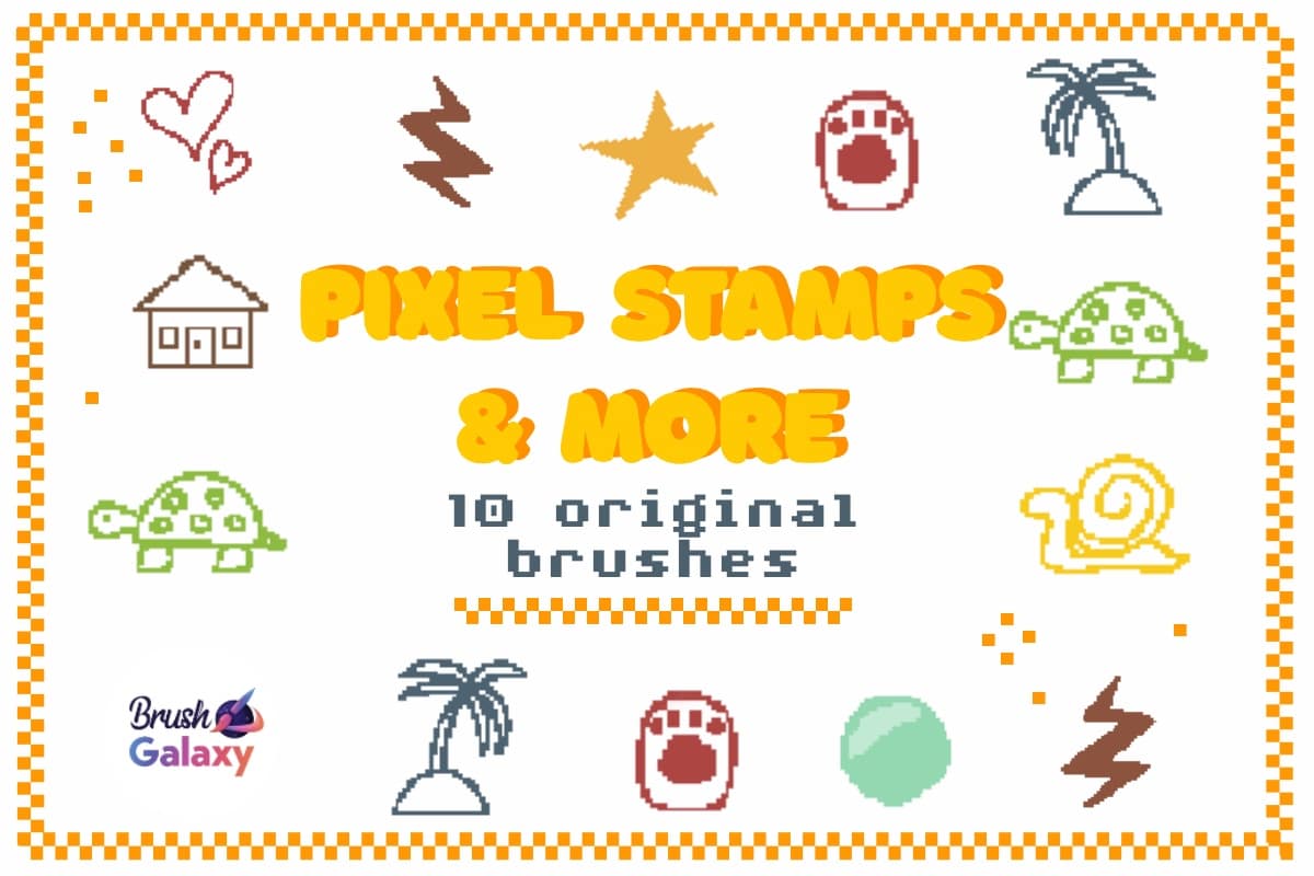 Pixel Stamps & More