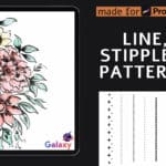 Line, Stipple & Patterns Brush Set