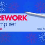 Firework Stamp Set
