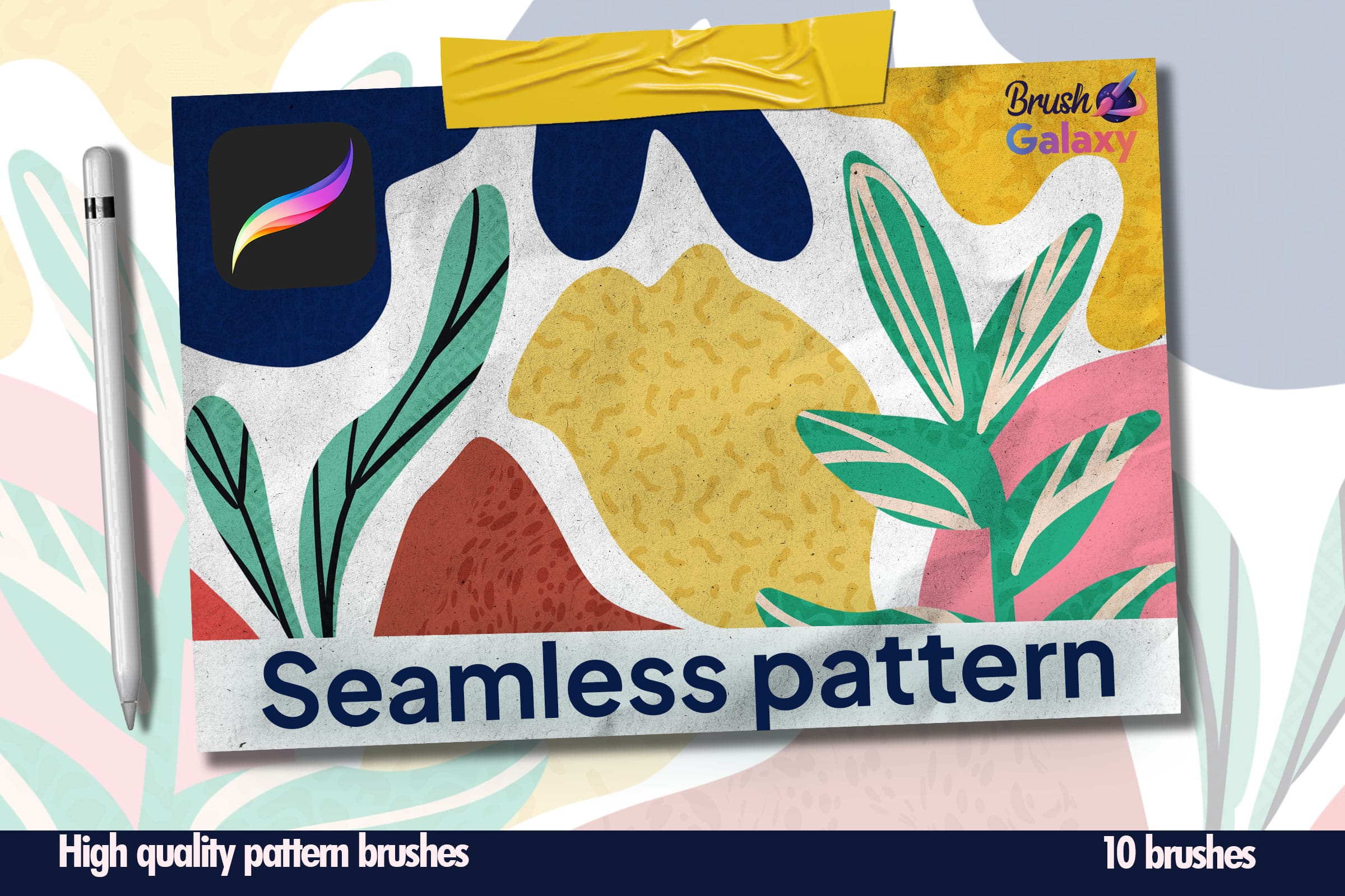 Seamless Pattern Brush Set Vol 2