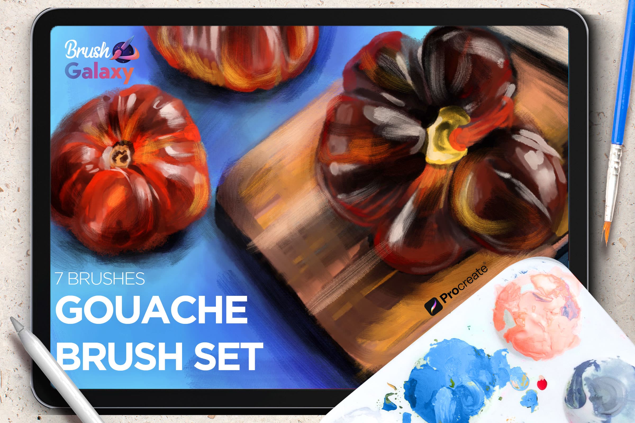 Gouache Brush Set Vol 4