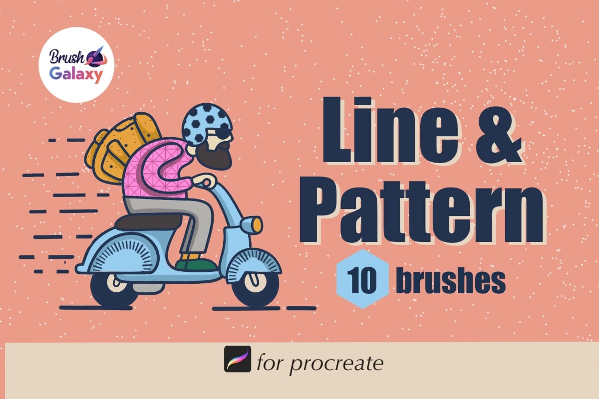 Line & Pattern Brush Set Vol 2