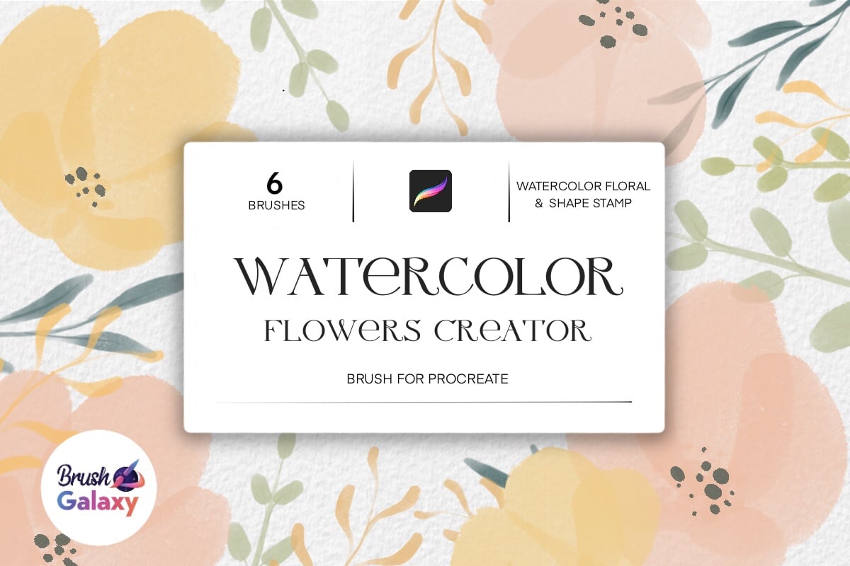 Watercolor Flowers Creator